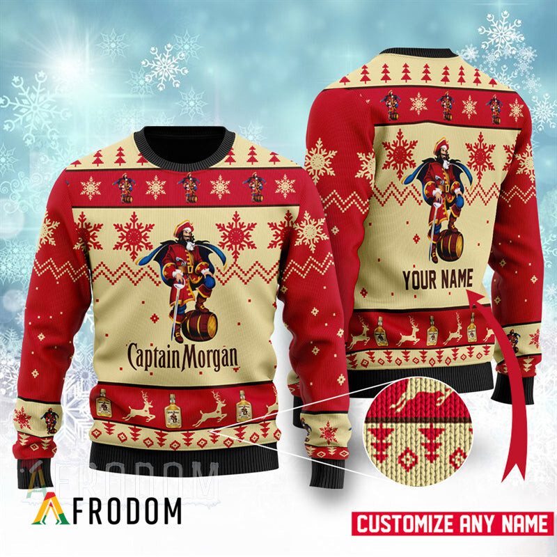 Custom Captain Morgan Christmas Sweater HU