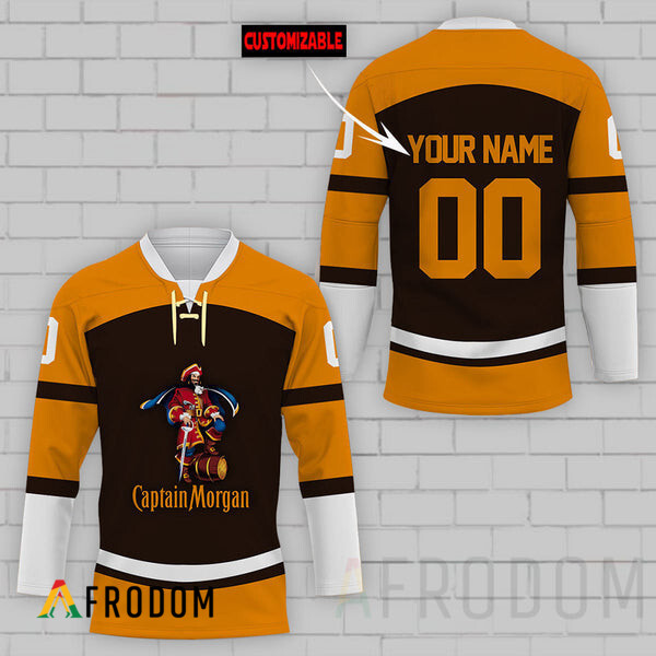 Custom Captain Morgan Hockey Jersey HU