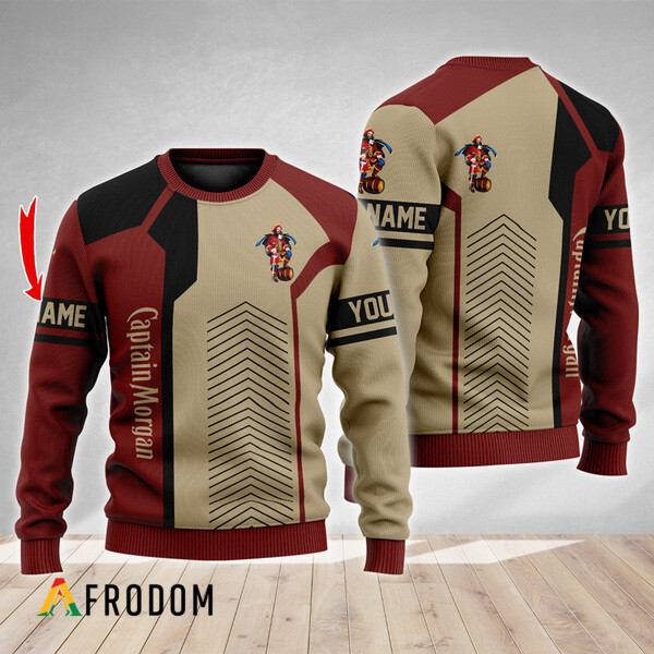 Custom Captain Morgan Rum Christmas Sweater HU