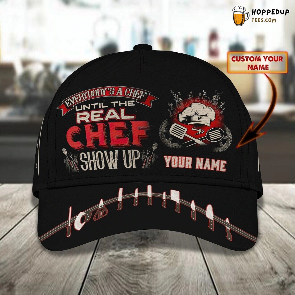 Custom Chef Gear Uniform Black Baseball Cap Master Chef Premium Quality Hat