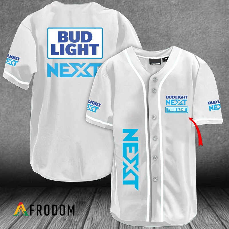 Custom Chic Minimalism Bud Light Next Baseball Jersey HU
