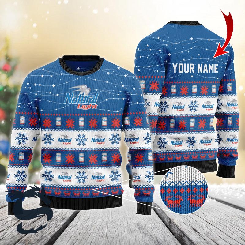 Custom Christmas Twinkle Lights Natural Light Christmas Sweater HU