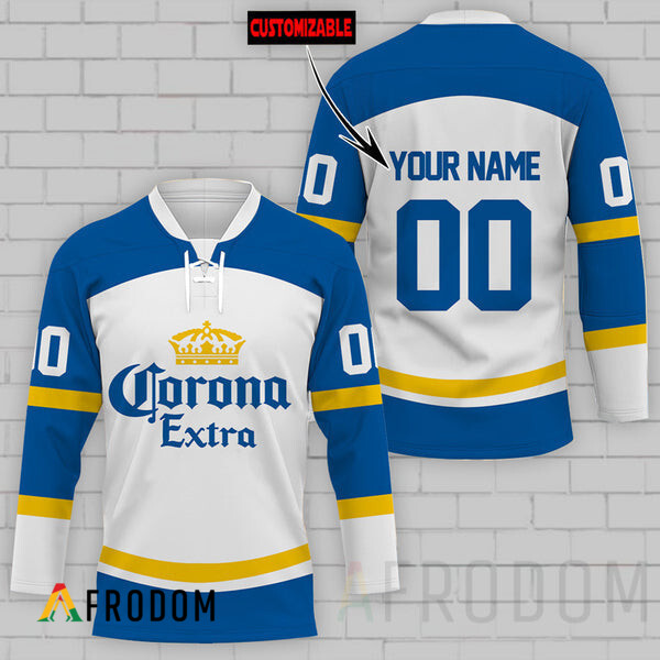 Custom Corona Extra Hockey Jersey HU