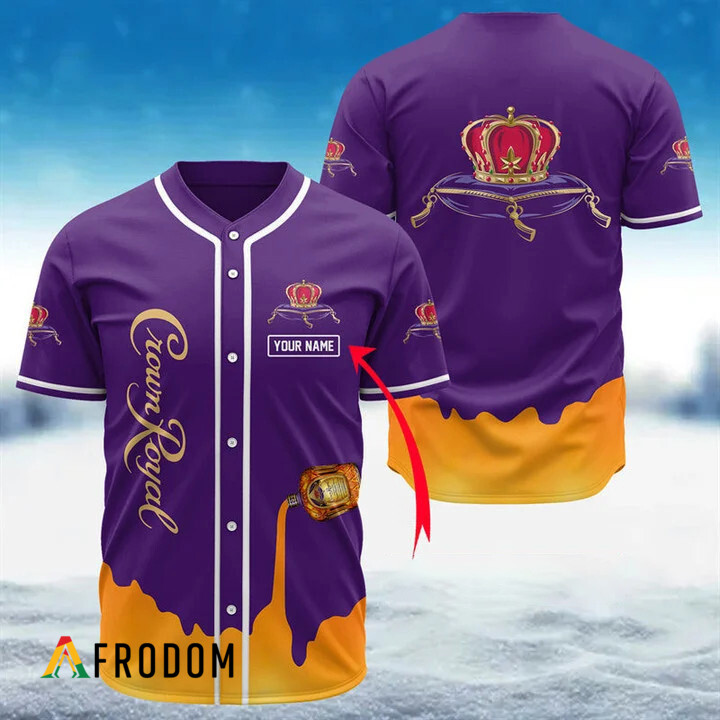 Custom Crown Royal Baseball Jersey Shirt HU