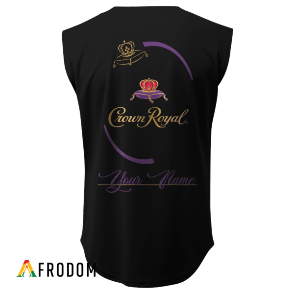 Custom Crown Royal Sleeveless Baseball Jersey HU