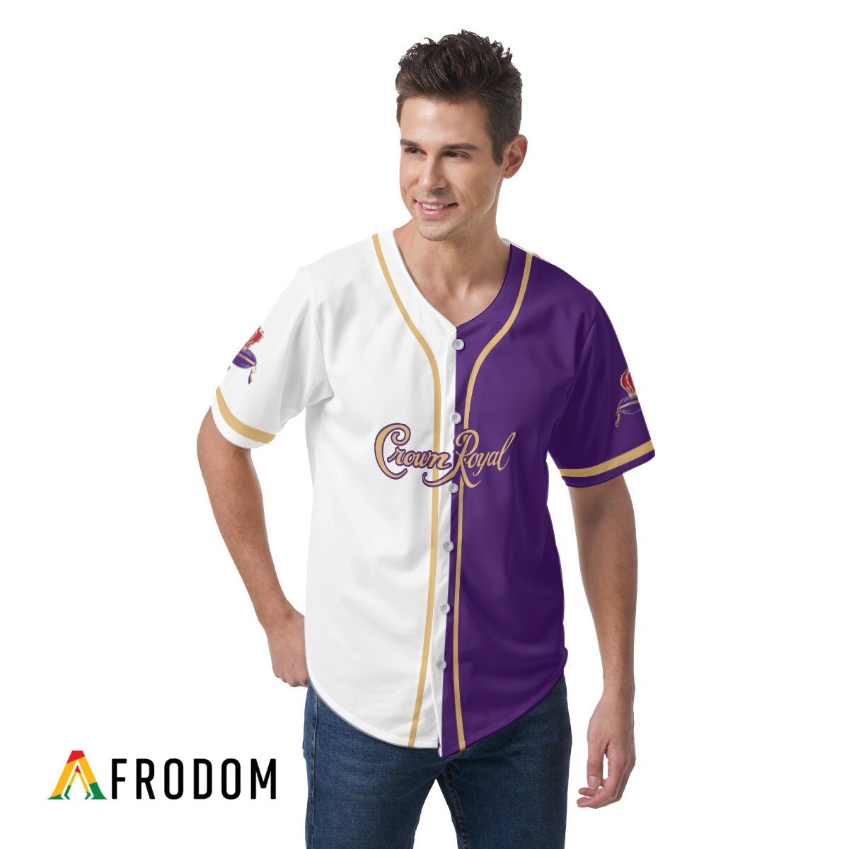 Custom Crown Royal Whiskey Baseball Jersey Shirt HU