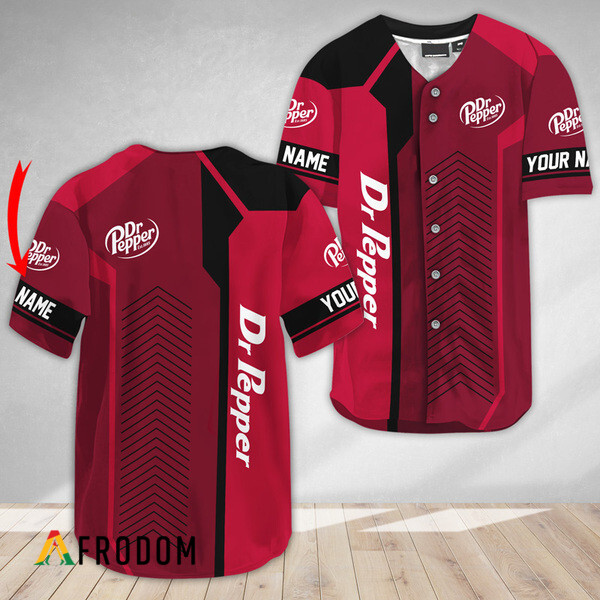 Custom Dr Pepper Baseball Jersey HU