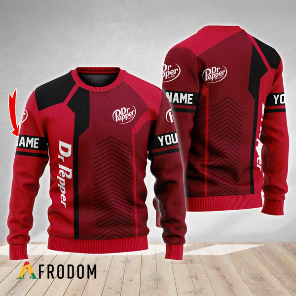 Custom Dr Pepper Christmas Sweater HU