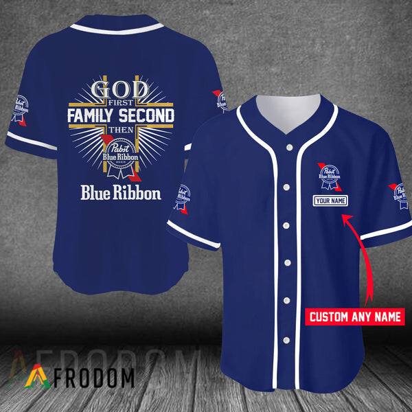Custom Easter Sunday Pabst Blue Ribbon Baseball Jersey PBR Jersey HU