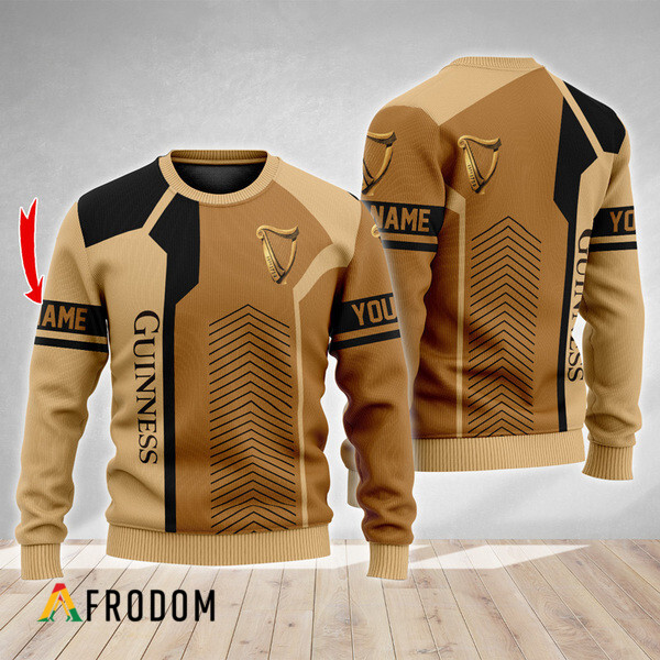 Custom Guinness Beer Christmas Sweater HU