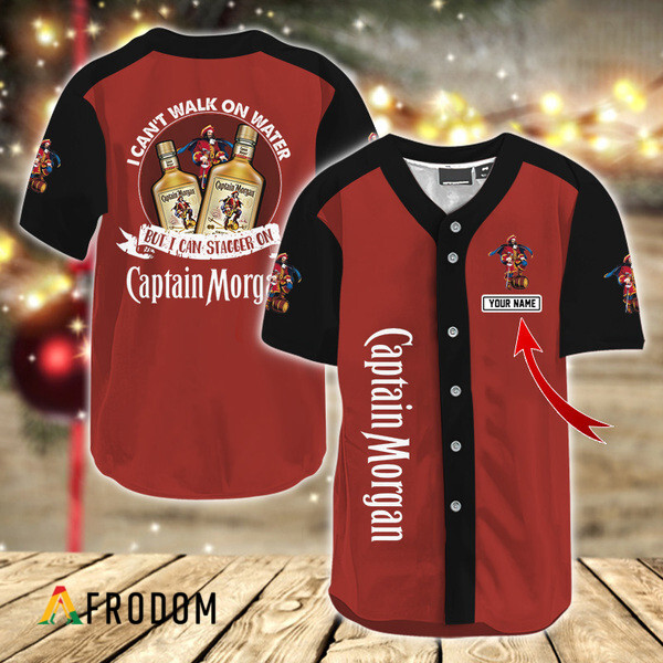 Custom I Can Stagger On Captain Morgan Jersey HU