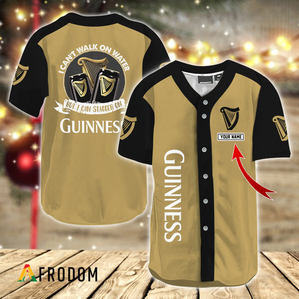 Custom I Can Stagger On Guinness Baseball Jersey HU