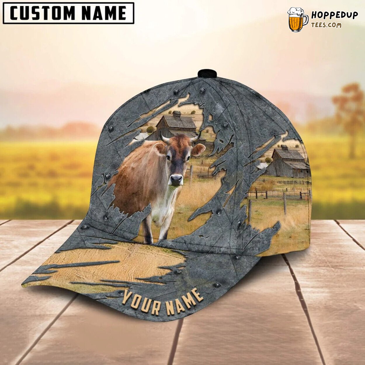 Custom Jersey 3D Print Cap Unique Design Ideal Farmer Wear Stylish Comfort