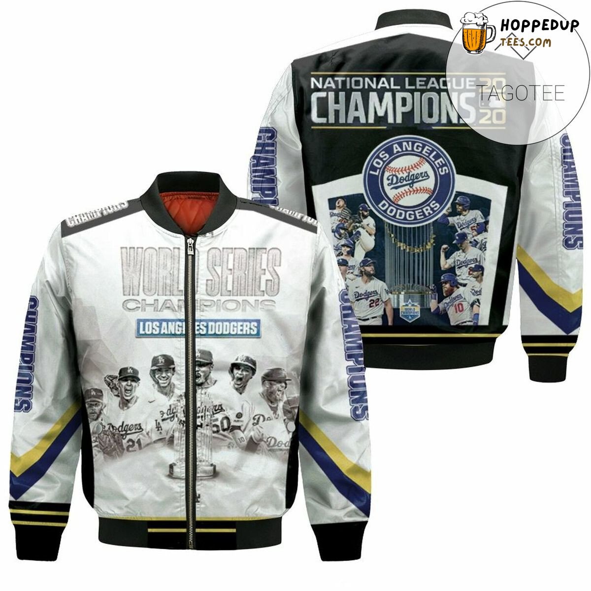 Custom LA Dodgers Name & Number Unique MLB Bomber Jacket