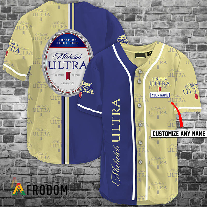 Custom Michelob Ultra Baseball Jersey HU