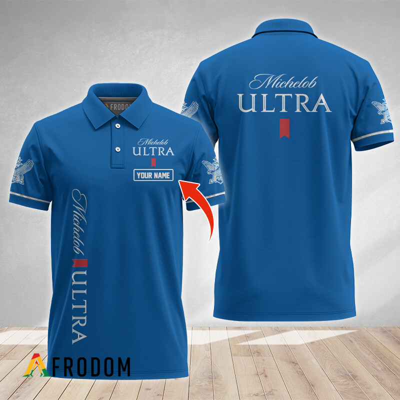 Custom Michelob Ultra Polo Shirt HU