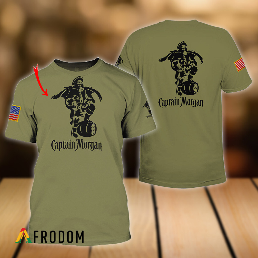 Custom Military Green Johnnie Walker T-Shirt HU Custom Military Green Johnnie Walker T-Shirt HU
