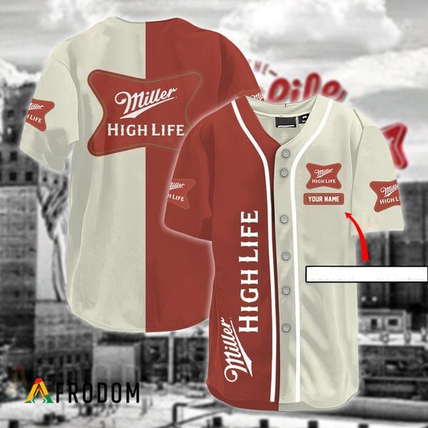 Custom Miller High Life Baseball Jersey HU