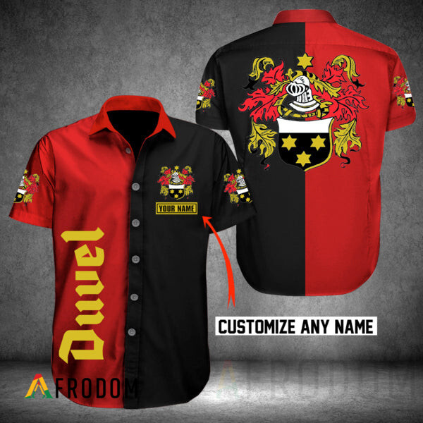 Custom Multicolor Duvel Beer Hawaii Button Shirt HU