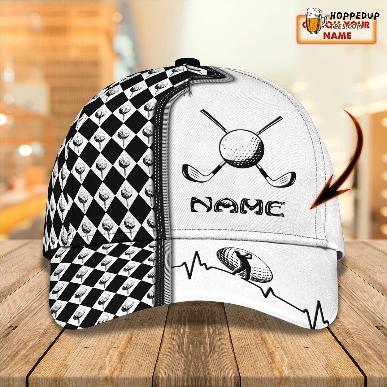 Custom Name 3D Full Print Classic Cap Golfer Adult Ideal Golf Enthusiast Hat Custom Name 3D Full Print Classic Cap Golfer Adult Ideal Golf Enthusiast Hat