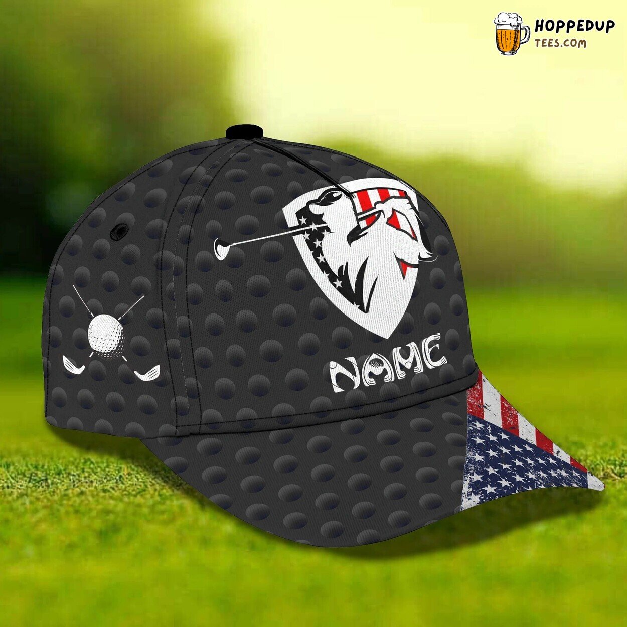 Custom Name 3D Print Baseball Golf Cap Golfing Classic Hat Gift Lover