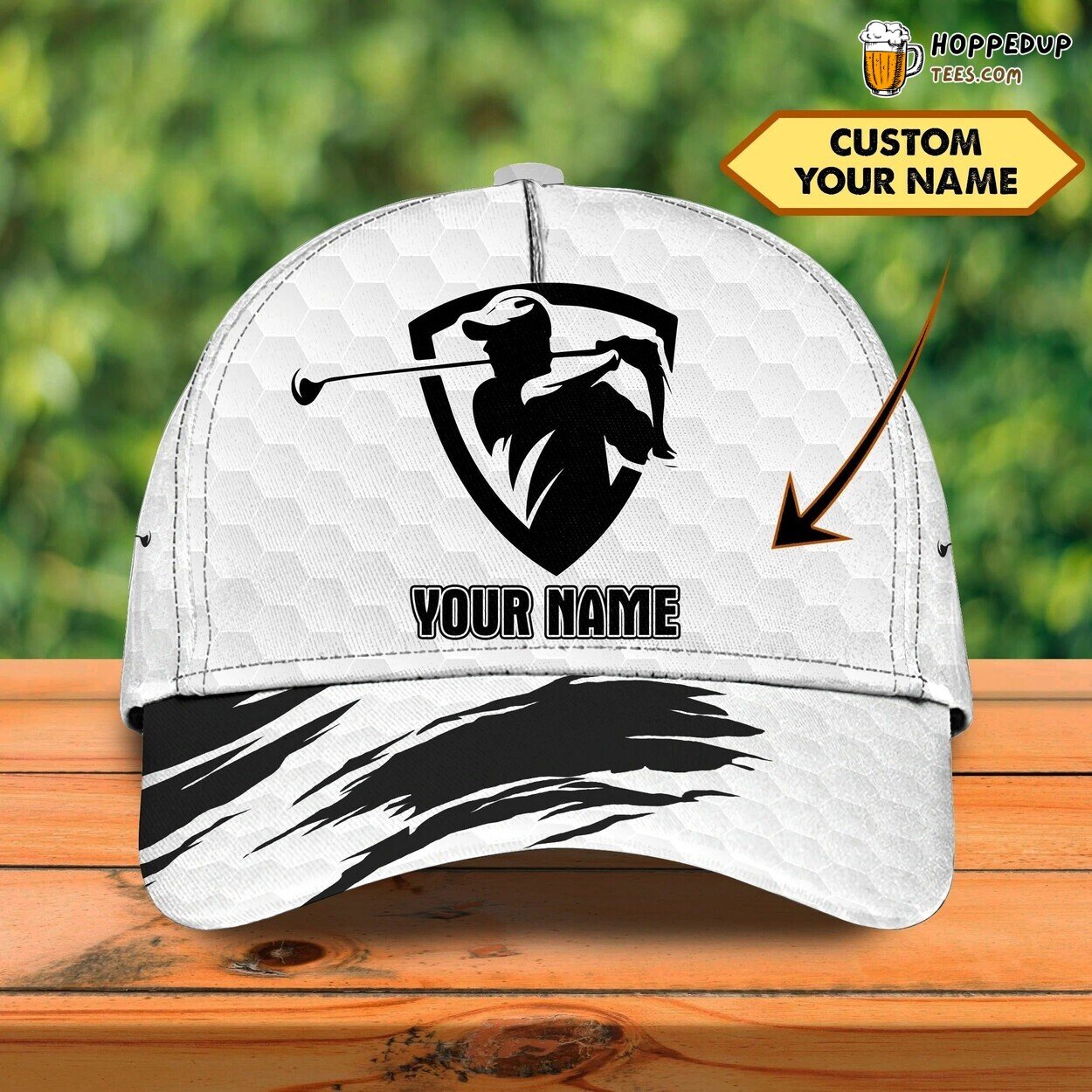 Custom Name 3D Print Cap Gift Golf Lover Golfing Men Summer Golfer Hat