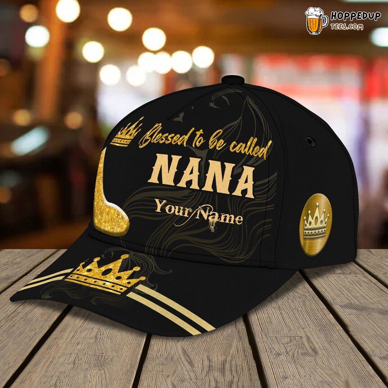 Custom Nana Gigi Grandma 3D Classic Cap Personalized Unique Name