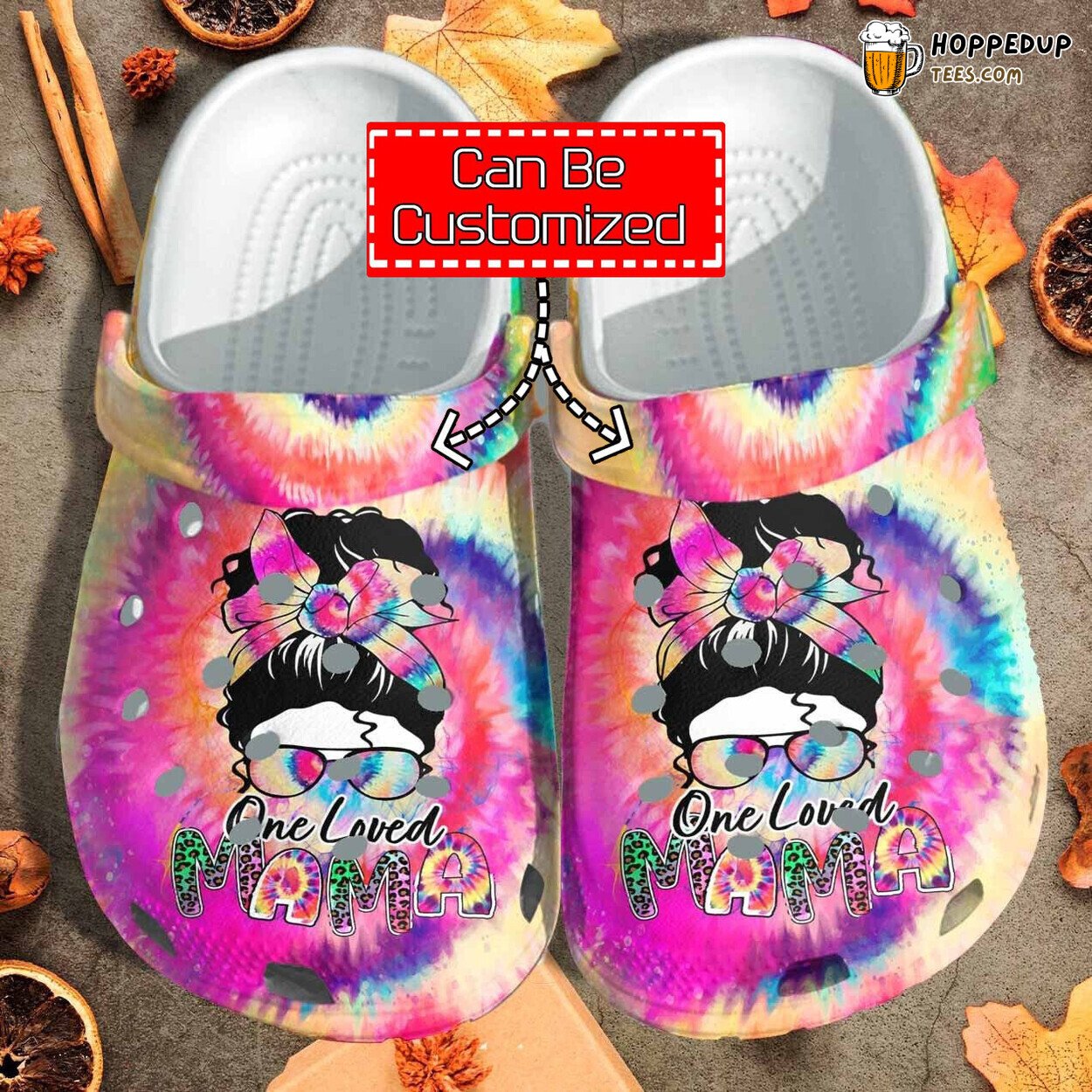 Custom One Loved Mama Personalized Comfortable Clog Shoes