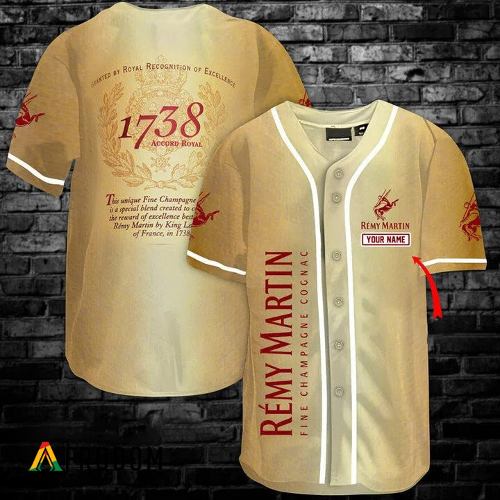 Custom Remy Martin 1738 Baseball Jersey HU