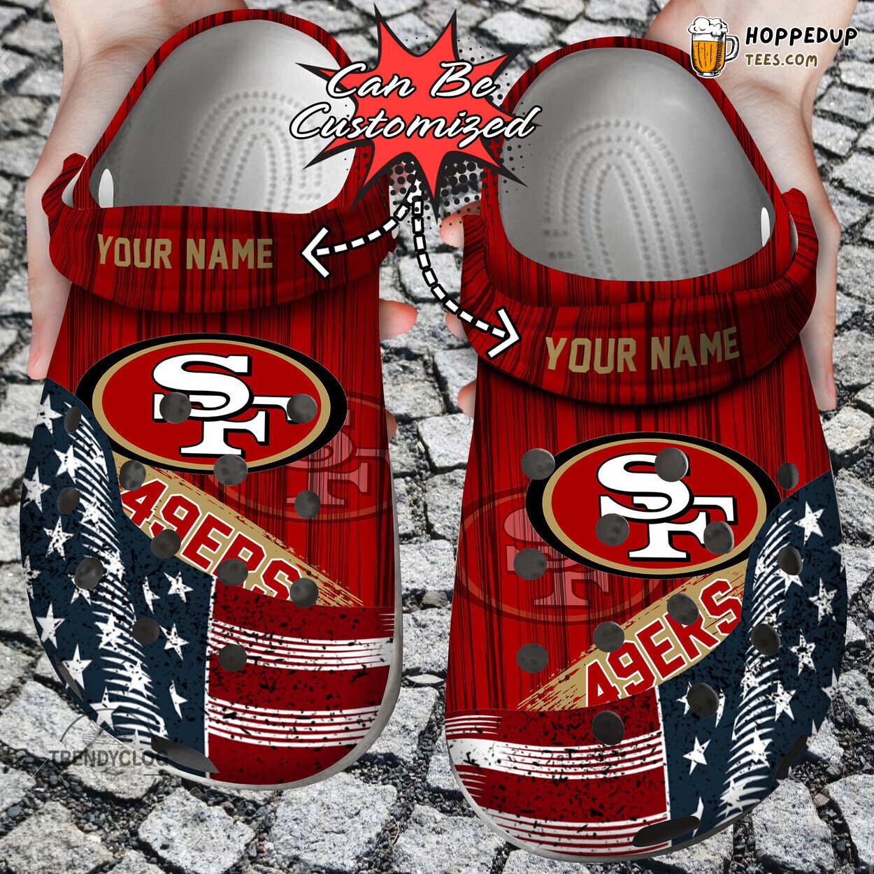 Custom SF49 Themed Personalized Comfortable Unique Clog Shoes