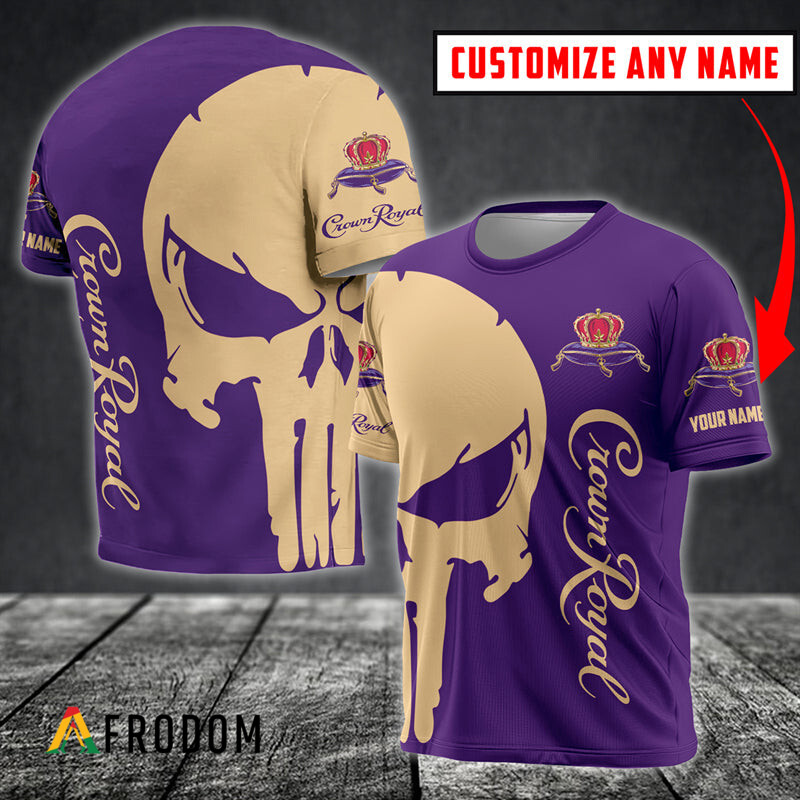 Custom Skull Crown Royal T-Shirt HU