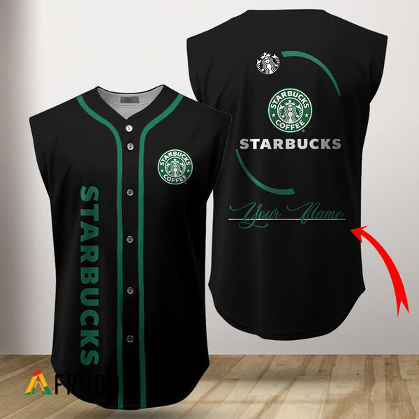 Custom Starbucks Coffee Sleeveless Jersey HU