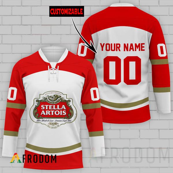 Custom Stella Artois Hockey Jersey HU