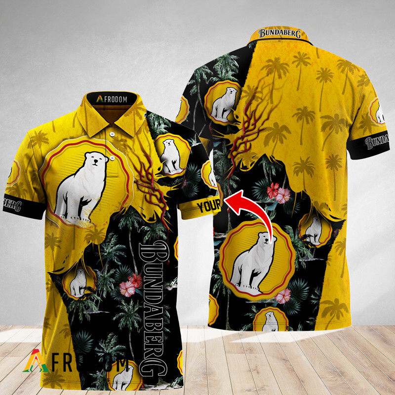 Custom Tropical Bundaberg Rum God Polo Shirt HU