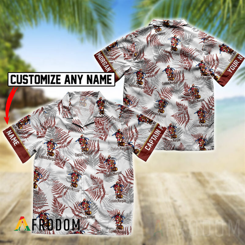 Custom Tropical Captain Morgan Hawaiian Shirt HU