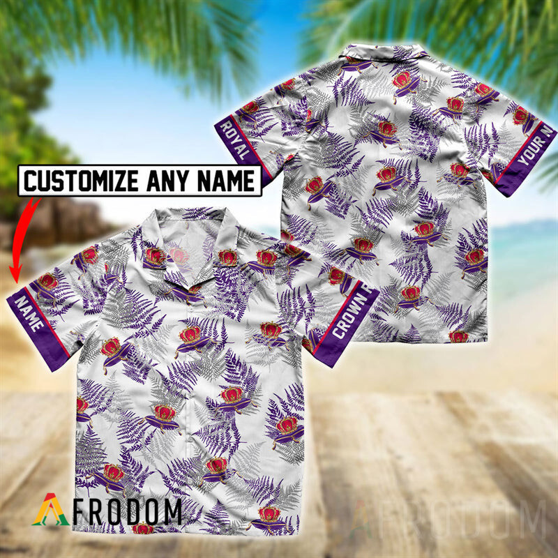 Custom Tropical Crown Royal Hawaiian Shirt HU