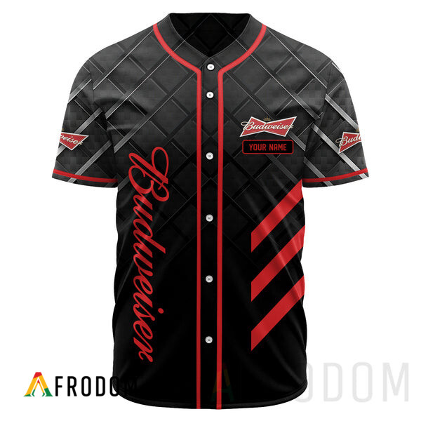 Custom Vintage Budweiser Baseball Jersey HU