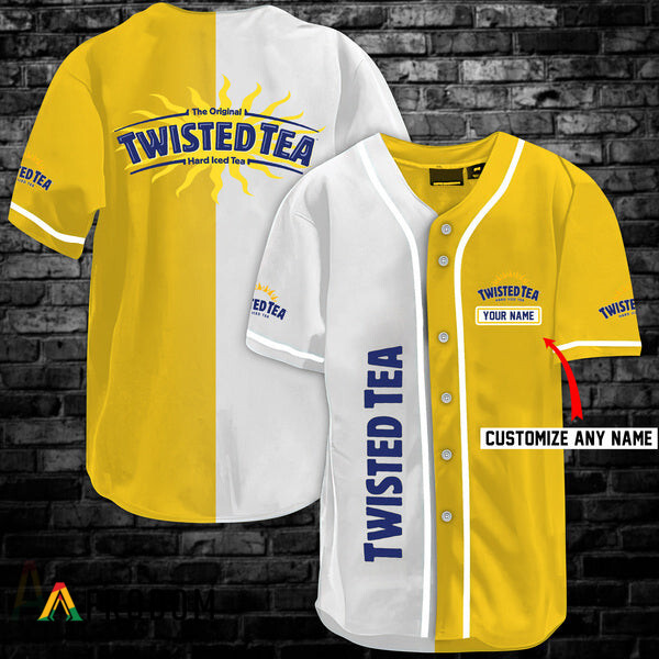 Custom Vintage Multicolor Twisted Tea Baseball Jersey HU