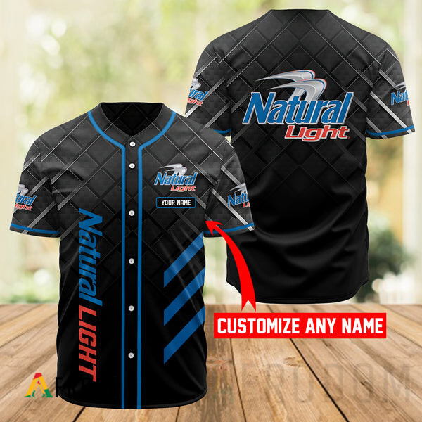 Custom Vintage Natural Light Baseball Jersey HU
