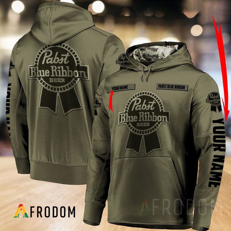Custom Vintage Pabst Blue Ribbon Unisex Hoodie HU
