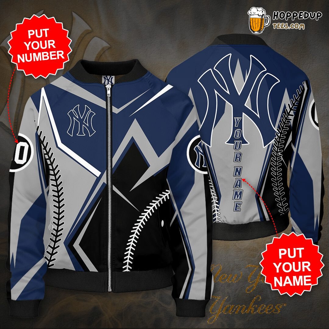 Customizable New York Yankees MLB Tribute Bomber Jacket Edition