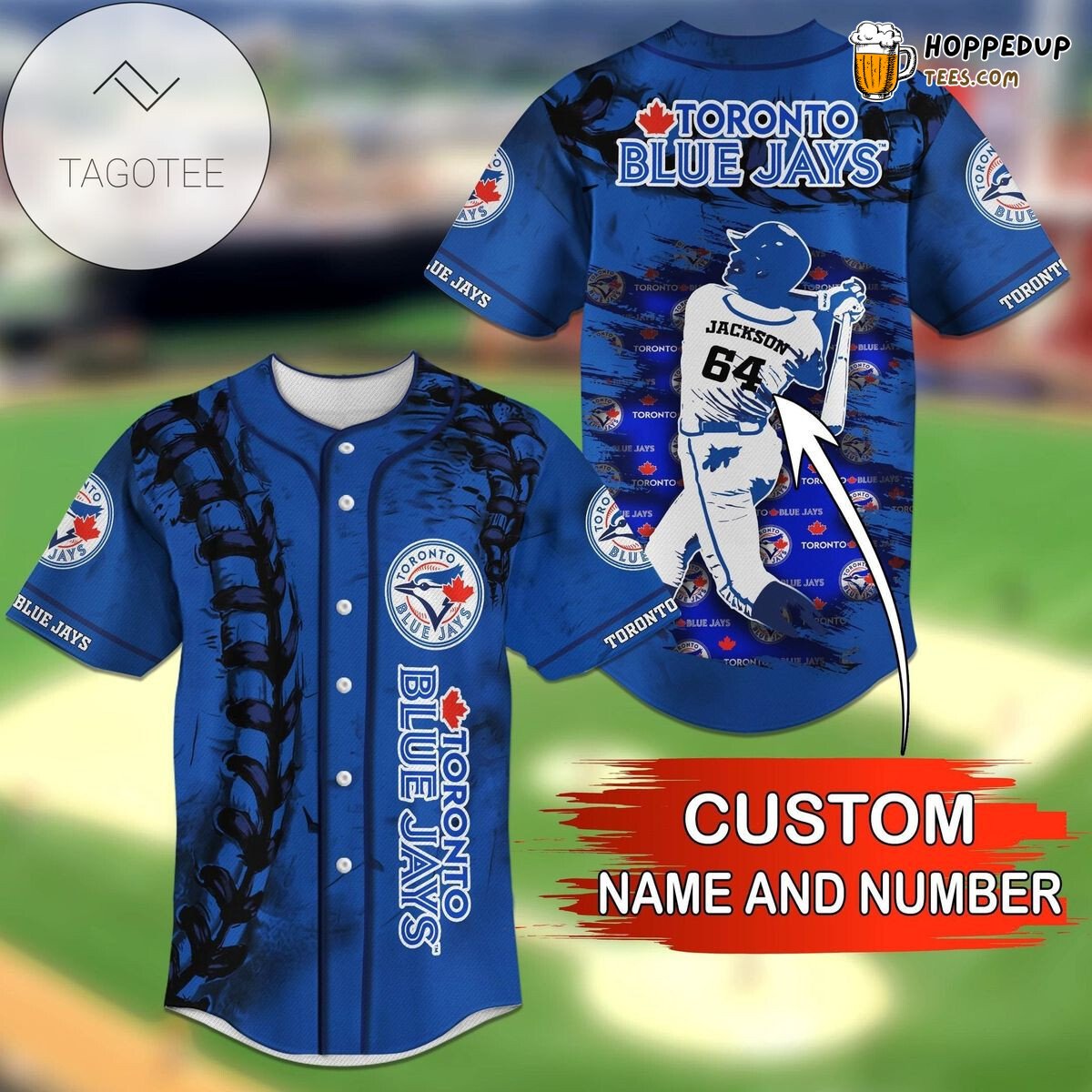 Customizable Toronto Blue Jays MLB Baseball Jersey Unisex Name Number