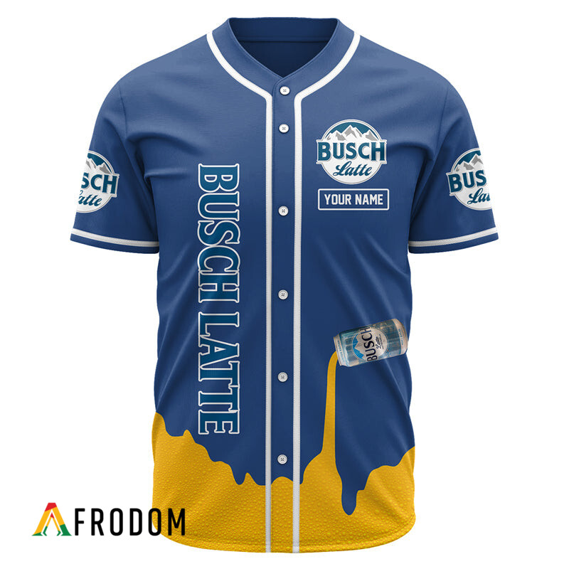 Customize Busch Latte Baseball Jersey Shirt HU