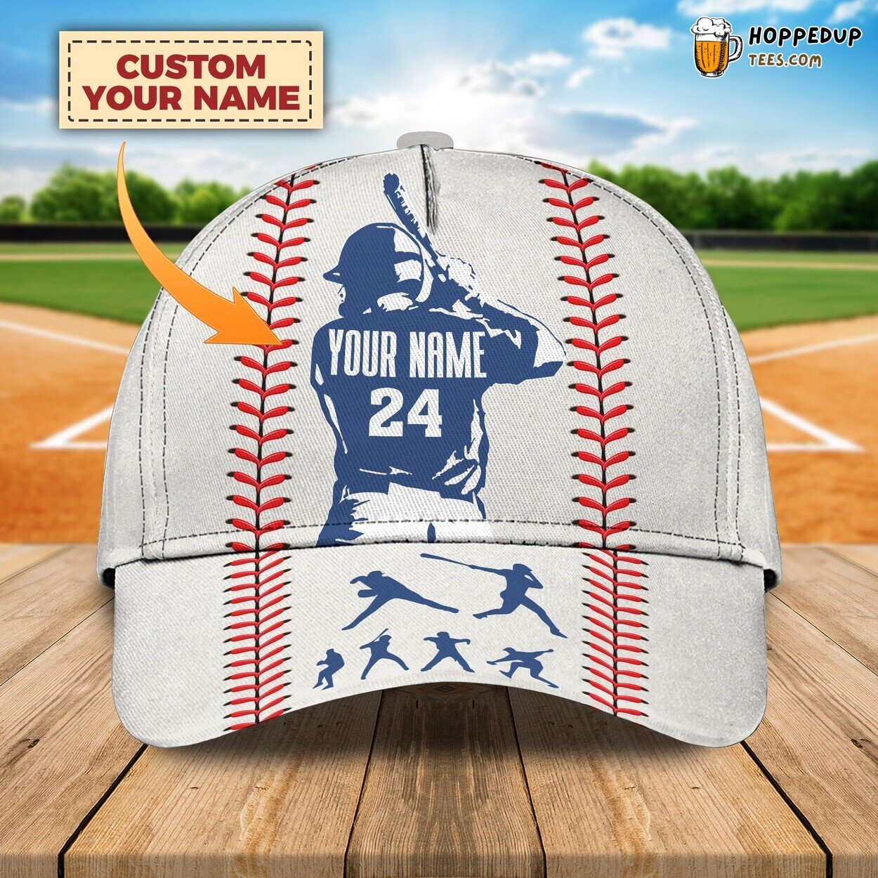 Customized 3D Classic Baseball Cap Unique Personalized Name Design Edition