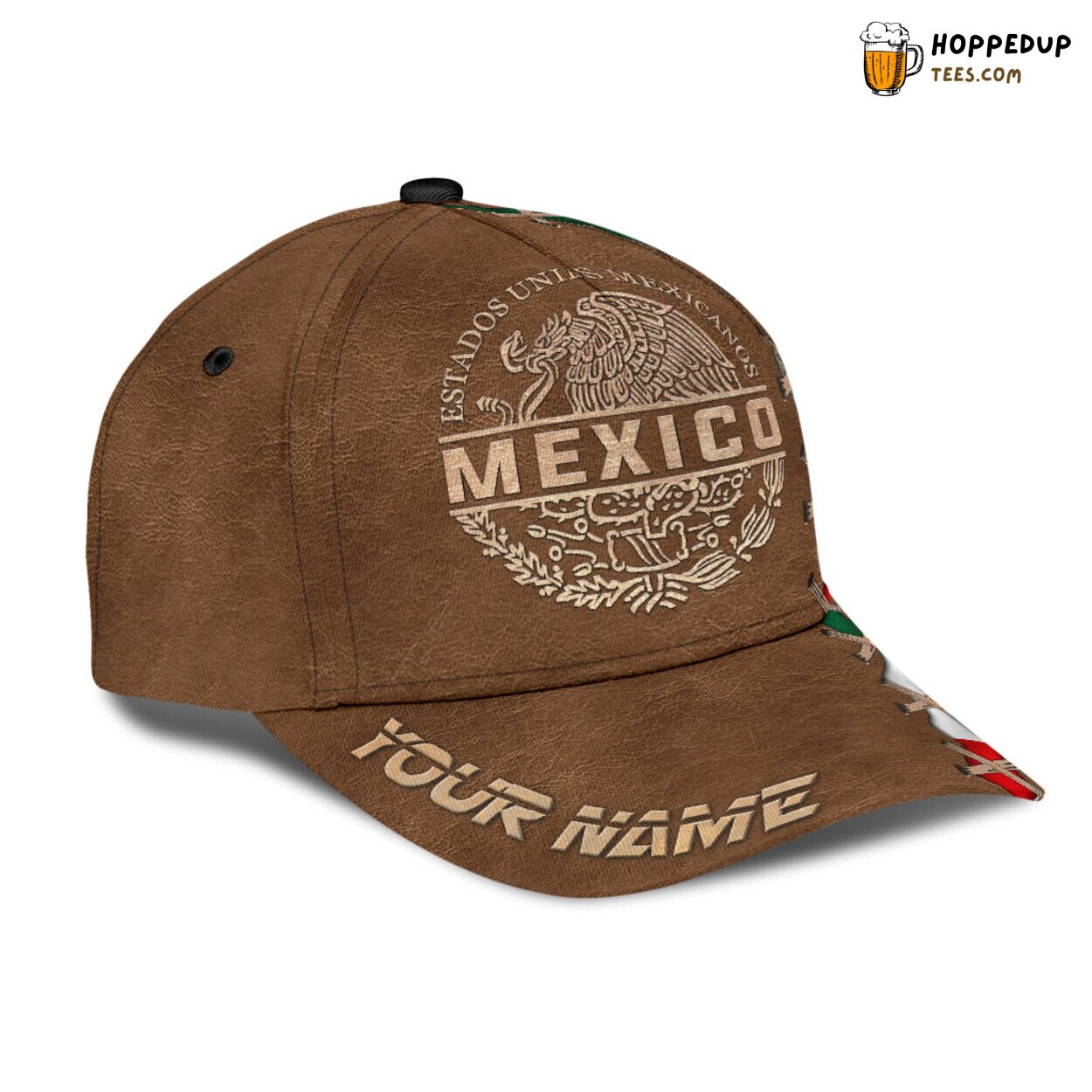 Customized 3D Mexico Baseball Cap Summer Travel Design Unique Hat Wear Choice