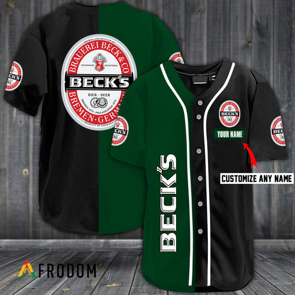 Customized Beck’s Beer Themed Jersey Shirt HU