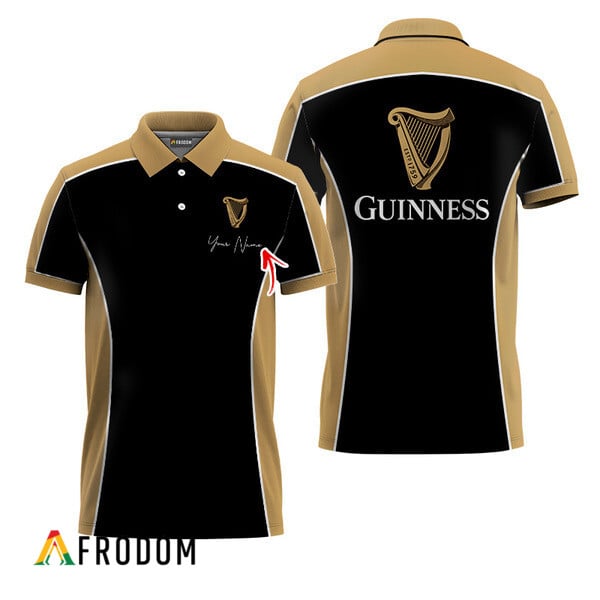 Customized Guinness Side Color Block Polo Shirt HU
