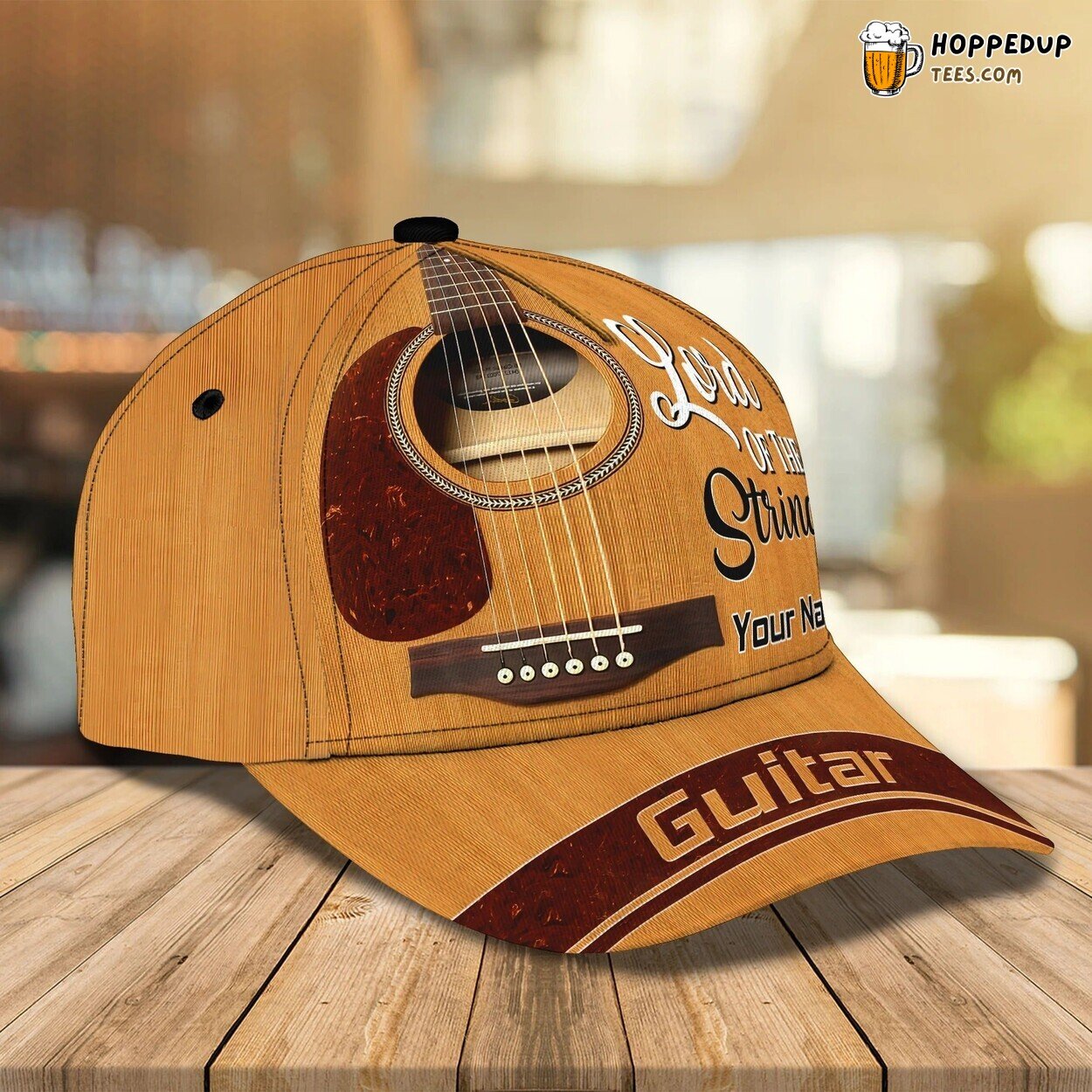 Customized Guitar 3D Baseball Cap Guitarist Lord String Design Unique Hat Wear