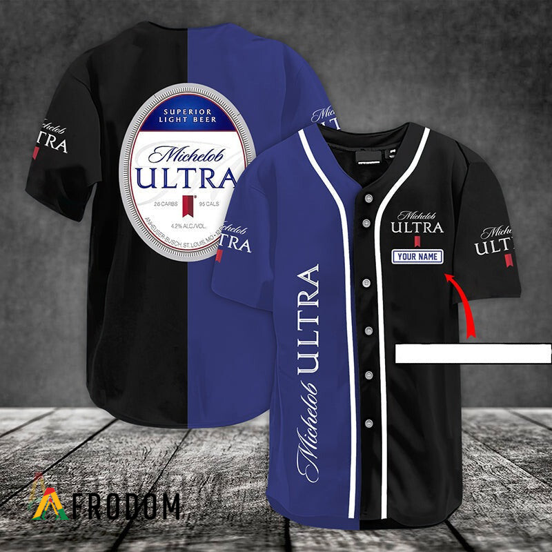 Customized Michelob Ultra Baseball Jersey HU Customized Michelob Ultra Baseball Jersey HU