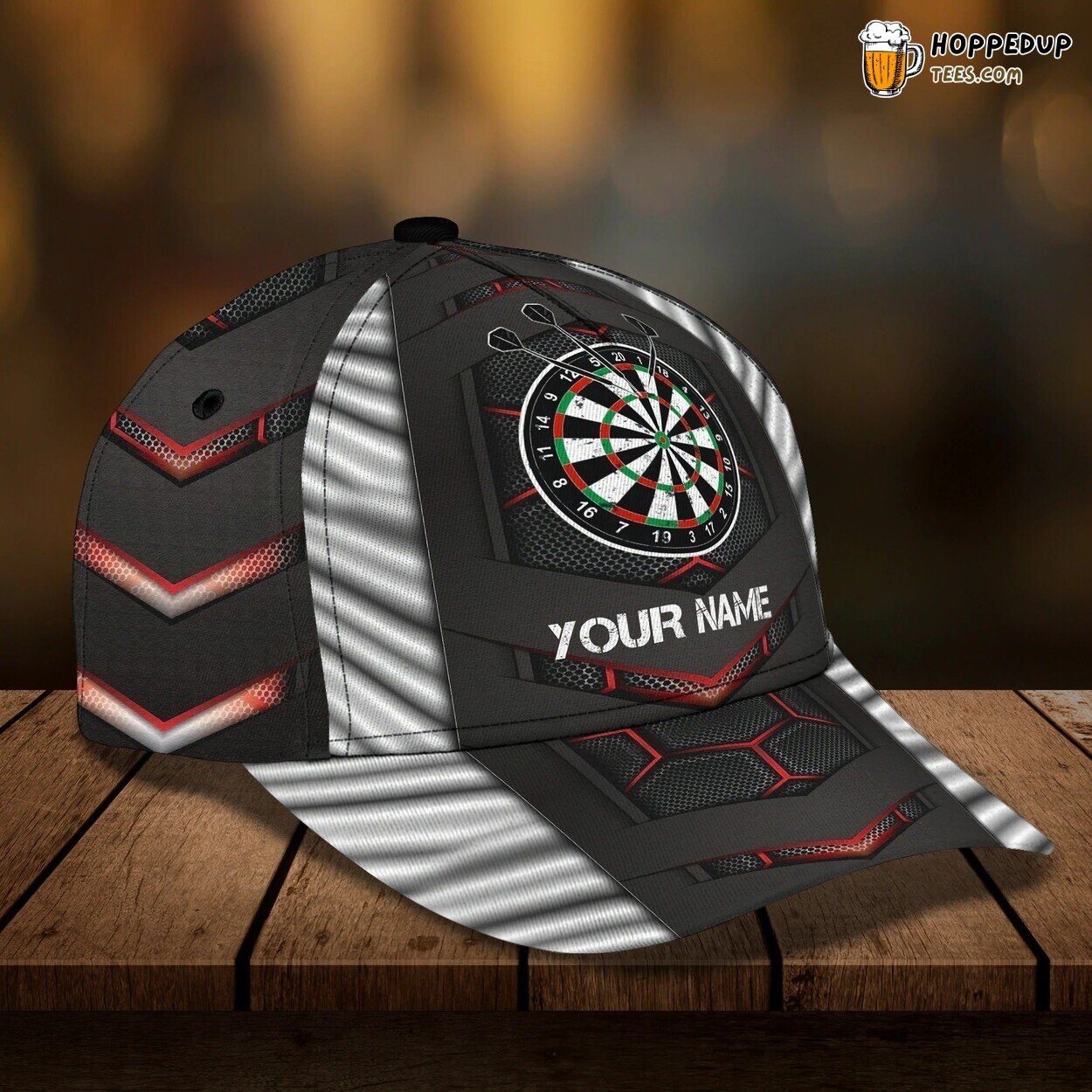 Customized Name 3D Dart Caps Dart Lover Gift Player Dart Hat Cap Classic